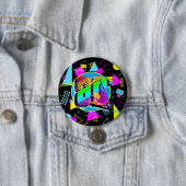 80のレトロヴィンテージオールドスクールスタイル 缶バッジ (インサイチュ)