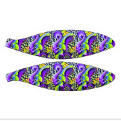 80のレトロ幾何学模様 ミニバスケットボール (パネル)