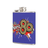 80のロゴスプラットブルーお尻フラスコの精神 フラスク (左)