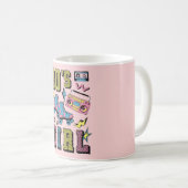 80の女の子 コーヒーマグカップ (正面右)