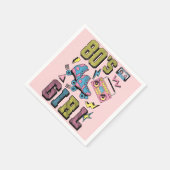 80の女の子 スタンダードカクテルナプキン (角)