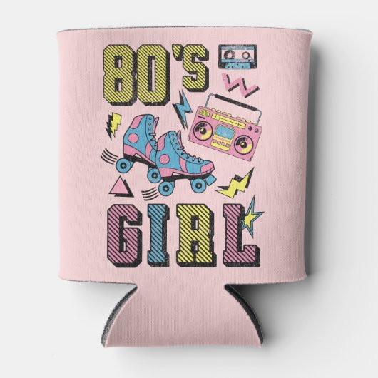 80の女の子 缶クーラー (正面)