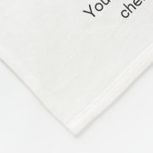 80の理由80th誕生日コラージュ フリースブランケット (角)