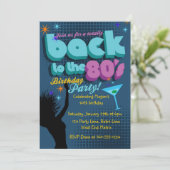 80の誕生日パーティーの招待状に戻る 招待状 (スタンド正面)