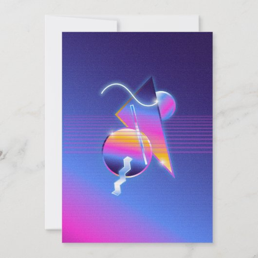 80の誕生日パーティーへの招待に戻る 招待状 (裏面)