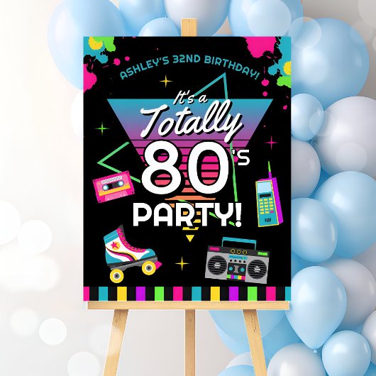 80の誕生日パーティーレトロへようこそ ポスター