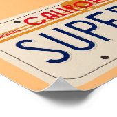 80のCalifornia UPライセすごいンス ポスター (角)