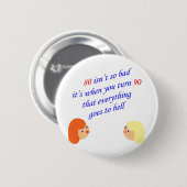 80はあまり悪くないです 缶バッジ (正面&裏面)