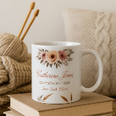 80エレガント誕生日マグカップおばあちゃん – ボホシック コーヒーマグカップ