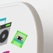 80カッコいいsカラフルが大好き |名前 ピックルボールラケット (左詳細)