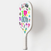 80カッコいいsカラフルが大好き |名前 ピックルボールラケット (左)