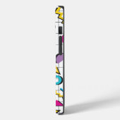 80カラフル年代の幾何学模様 Case-Mate iPhoneケース (裏面 / 左)