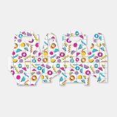 80カラフル年代レトロ幾何学模様 フェイバーボックス (折り畳みなし)