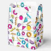 80カラフル年代レトロ幾何学模様 フェイバーボックス (オープン)