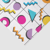 80カラフル年代レトロ幾何学模様 薄葉紙 (詳細)