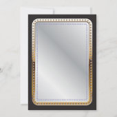 80トランプのポーカー遊ズカードカジノ誕生日招待状 招待状 (裏面)