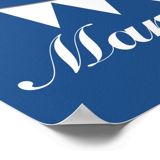 80バンティンレッドブルー結婚ズのゲストブックオルタナティブ ポスター (角)