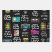 80パーソナライズされた代 ラッピングペーパーシート (正面)