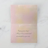 80ファッションド番誕生日挨拶 カード (内部)