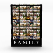 80フォトパーソナライズされたコラージュのフォトブロック フォトブロック (正面)