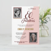 80モダンと素晴らしい2 Photo 80誕生日 招待状 (スタンド正面)