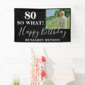 80モダンSo What 80th Birthday Party写真 横断幕 (インサイチュ)