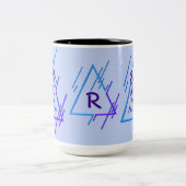 80モノグラムのの音楽保Me Sane ツートーンマグカップ (中央)