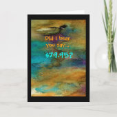 80ユーモアのある番目の誕生日カード カード (正面)