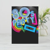 80レトロのパーティー 招待状 (スタンド正面)