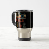 80ヴィンテージ誕生日ギフト80歳最高のの トラベルマグ (正面左)