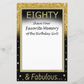 80人お気に入りのの誕生日 (正面)