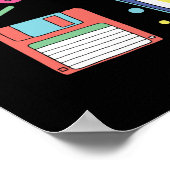 80代の女性と男性の服が大好きパーティー ポスター (角)