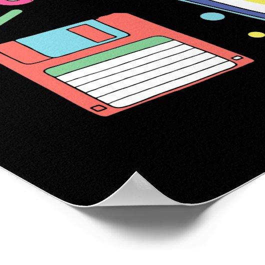 80代の女性と男性の服が大好きパーティー ポスター (角)