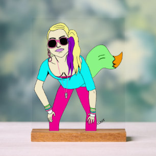 80代の狡猾な少女 アクリルサイン