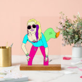 80代の狡猾な少女 アクリルサイン (ウェディング)