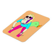 80代の狡猾な少女 マグネット (左側)