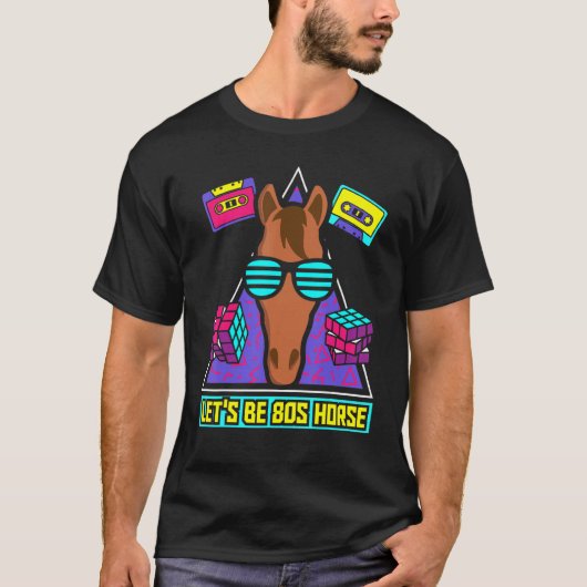 80代の馬にしよう Tシャツ (正面)
