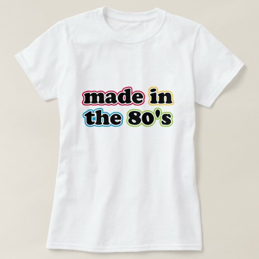 80代のTシャツで作られる Tシャツ (デザイン正面)