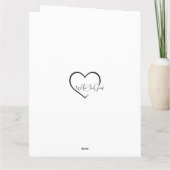 80代または任意の年齢の家族の写真コラージュ誕生日カード カード (裏面)