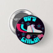 80代子 缶バッジ (正面&裏面)