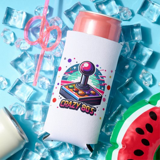 80代熱狂するの学校スタイル スリム缶クーラー (インサイチュ 夏)