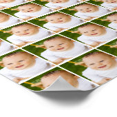 80個の個別フォトコラージュパーソナライズされた ポスター (角)