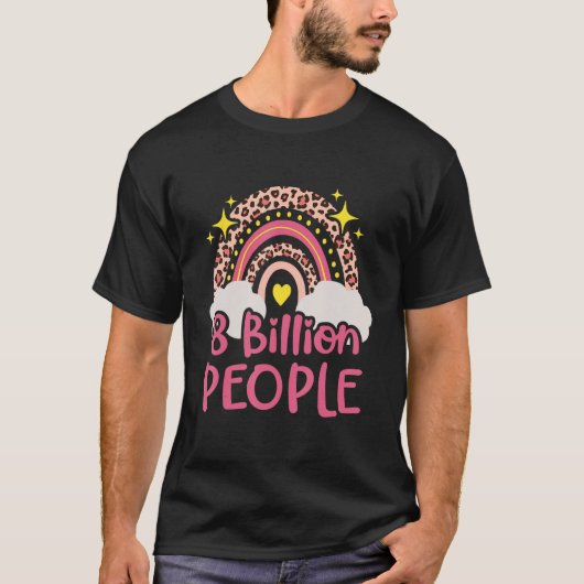 80億人の実績祝Leopard Ra Tシャツ (正面)