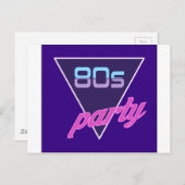 80台のパーティー ポストカード (正面/裏面)