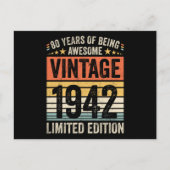 80周年素晴らしいヴィンテージ1942 ポストカード (正面)