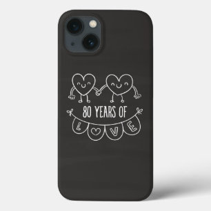 80周年記念ギフトチョークハート iPhone 13ケース