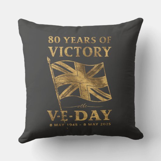 80年の勝利 クッション (裏面)