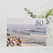 80年の軌跡 誕生日パーティー -オーシャン- 招待状 (スタンド正面)