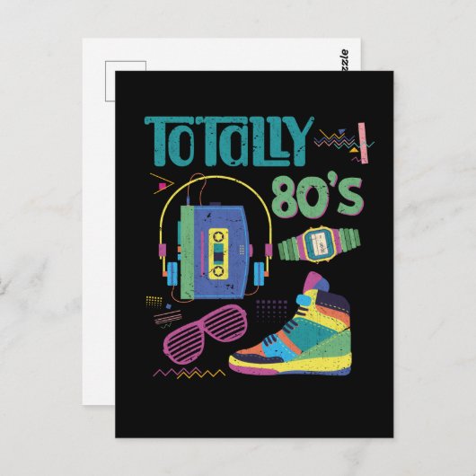 80年代おもしろいの旧制音楽パーティー ポストカード (正面/裏面)