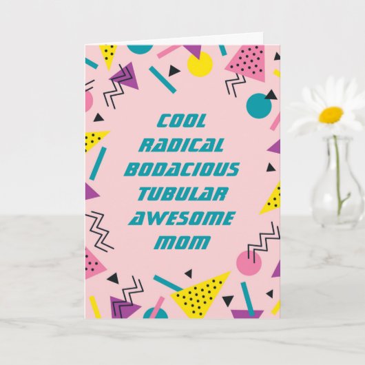 80年代おもしろいスラング母の日 カード (小さな植物)